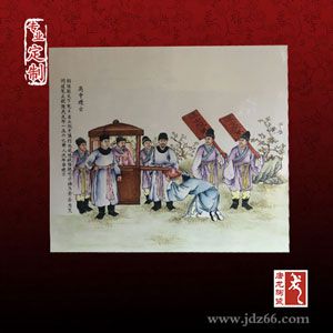 品牌案例|濰坊青州古城馮氏紀(jì)念館定做陶瓷瓷板壁畫